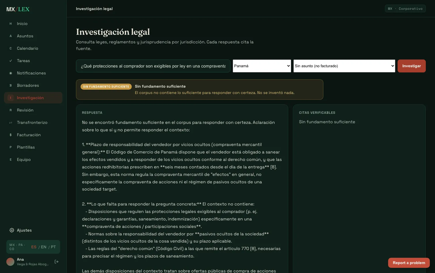 The system abstains: no sufficient basis in the corpus to answer